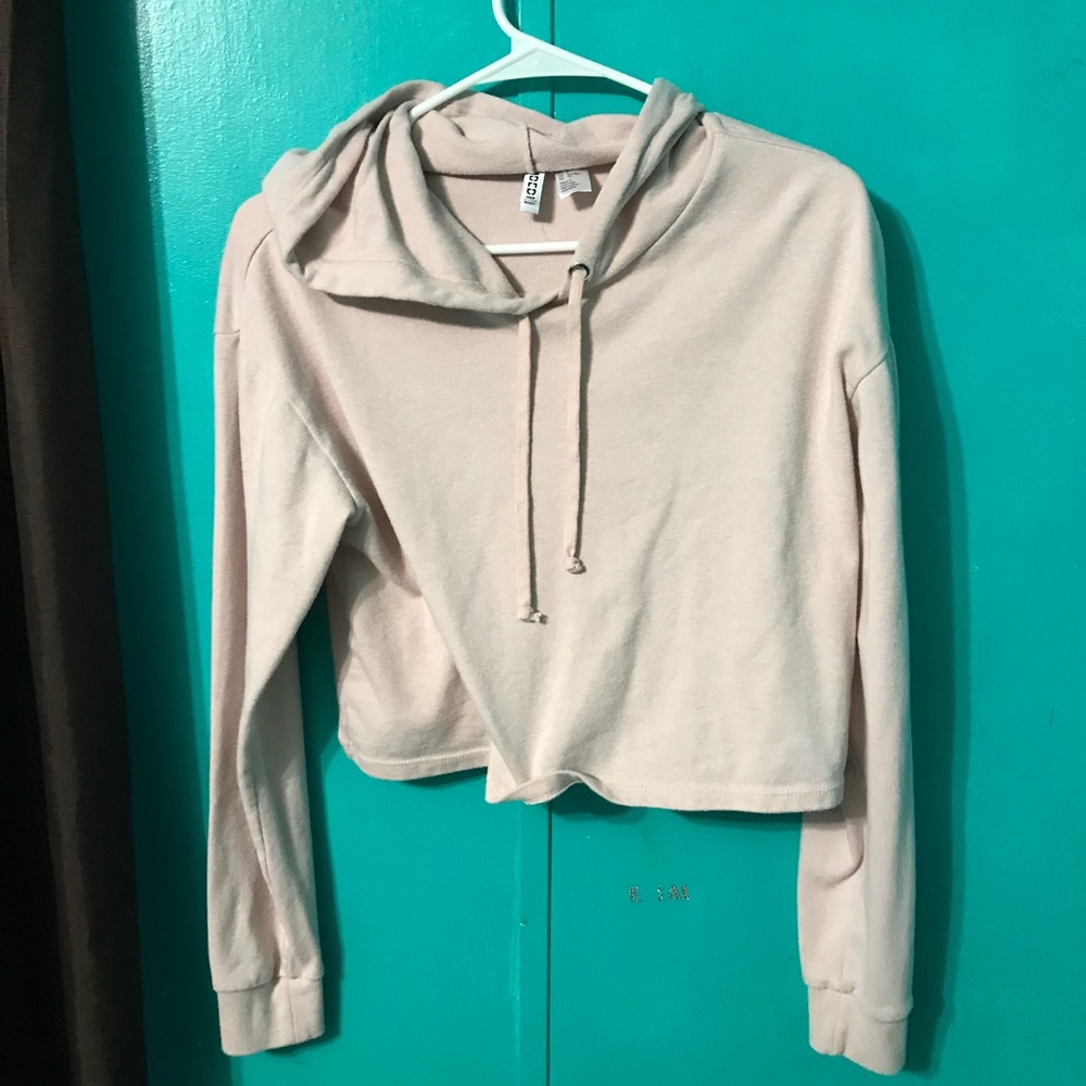 Light Pink Cropped Sweater